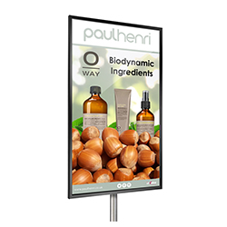 inVoke Digital Signage outward-facing advertising screens